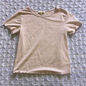 Express sparkly purple tee